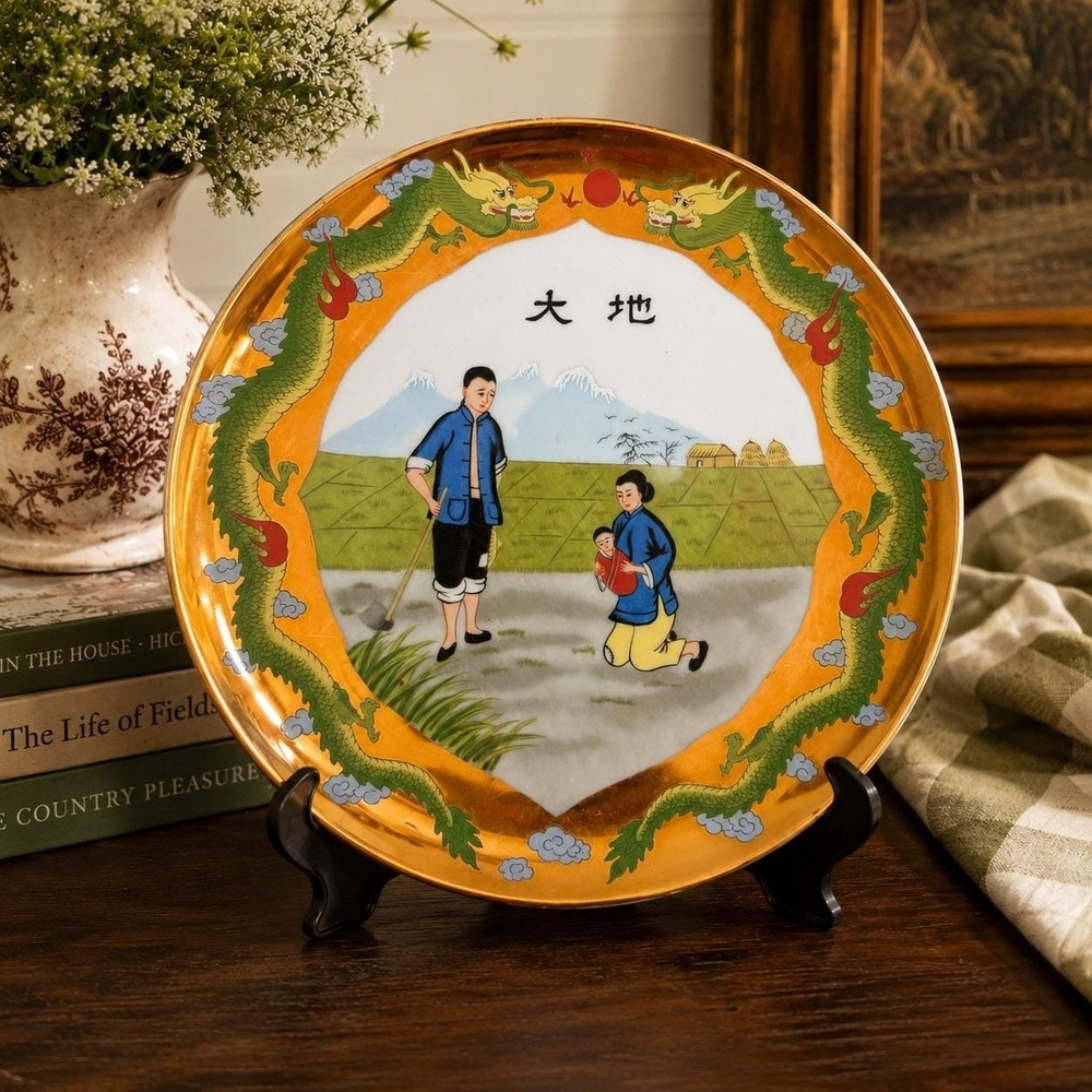 Pearl S‎ Buck Good Earth Collector Plate - 1973 Limited Edition Numbered 1435
